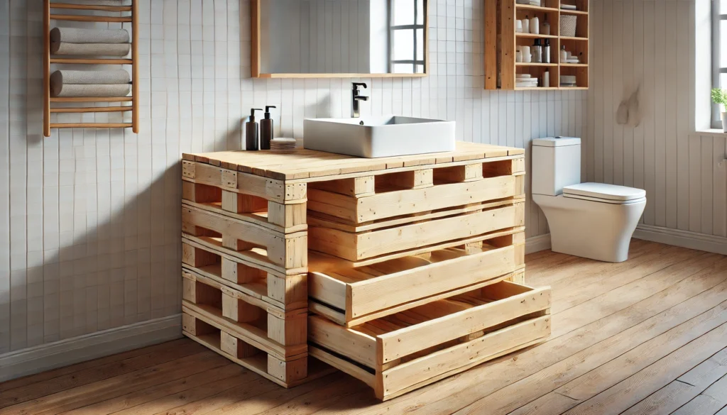 vasque en palette